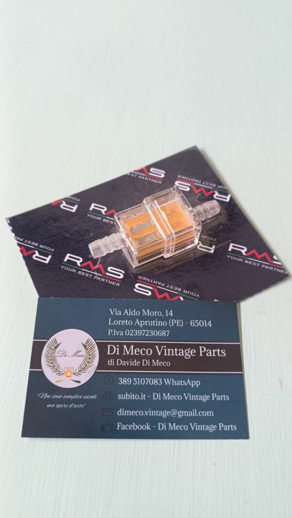 Filtro benzina piatto