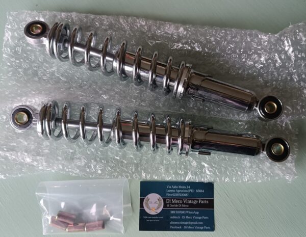 Coppia Ammortizzatori cromati 280mm