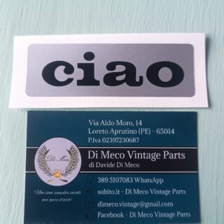 Adesivo serbatoio Ciao SC